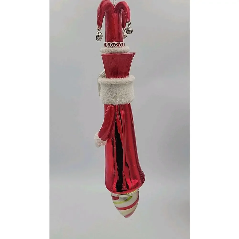 Dept 56 Nutcracker Suite Treats Santa Glass Ornament In Box 2012 Retired 4026433